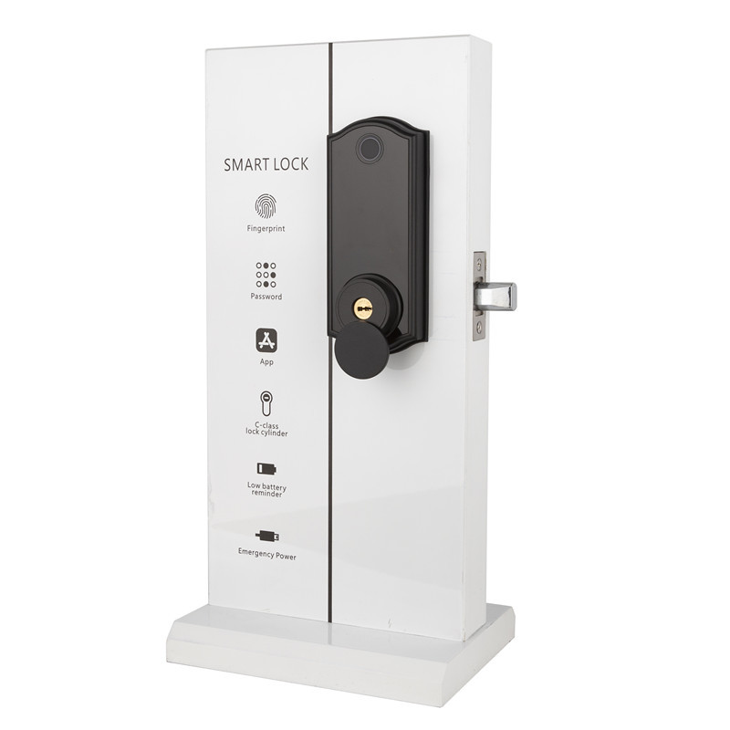Buy cheap Touchscreen Smart Latch Door Lock With Fingerprint IC Card Code APP WiFi Control from wholesalers