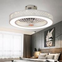 China Modern Style Ceiling Fan with APP and Controller Fashion Round Indoor Outdoor ceiling fan led(WH-VLL-12) factory