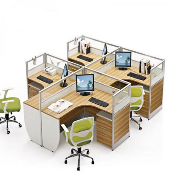 Quality Eco - Friendly Aluminum Cubicle Modular Office Workstation / Office Furniture Sets for sale