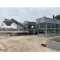 China Skirt Belt Mobile Water Stabilized Mixing Facility With Horizontal Cement Silo factory