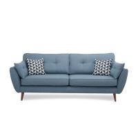 China Luxury Nontoxic Home Fabric Sofa For Living Room Multicolor Antiwear factory