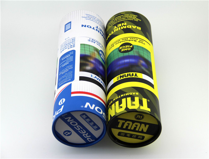 China Recycled Empty Paper Cans Packaging For Packing Badminton Tennis and Golf Balls for sale