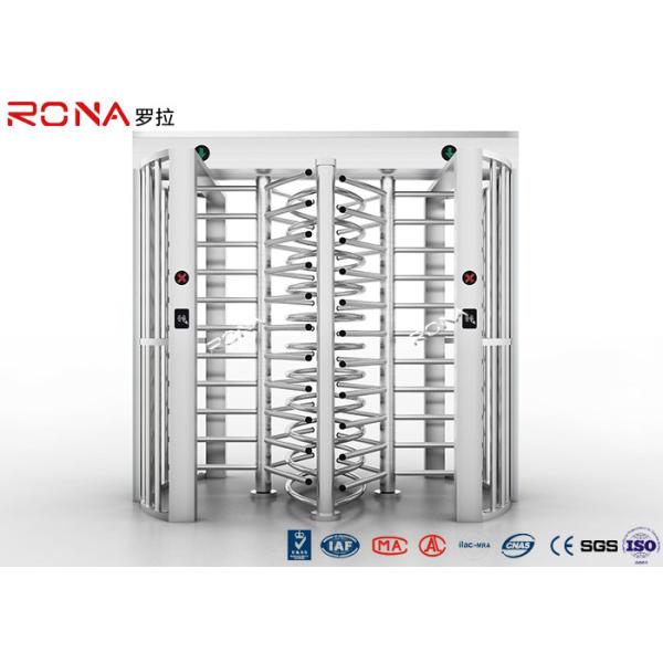 Quality Bi - Directional Full Height Turnstile Revolving Metal Passage Access Control for sale