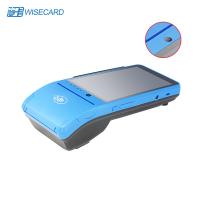 China Blue Android Handheld POS Terminal With Printer Scanner factory