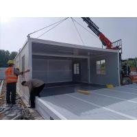 China Temporary Fold Out Container Homes , 20ft Prefab Tiny Flat Pack Container Homes factory