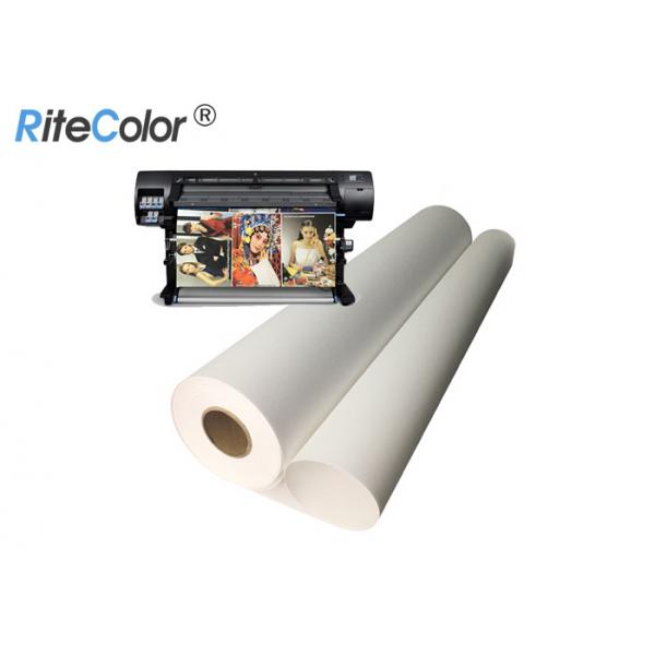 Quality 30 Meters Length Inkjet Cotton Canvas 360gsm Matte Finish Pigment Dye Ink for sale