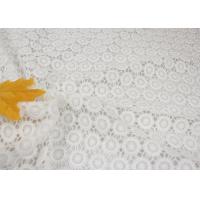 China White Chemical Water Soluble Guipure Lace Fabric By The Yard For Party Sexy Dress for sale