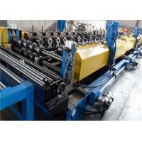 China Ribbed Steel Cable Tray Roll Forming Machine 10-20m/min Product Speed Cr12 Roller factory