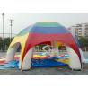 China 6 mts outdoor colorful advertising inflatable tent made of pvc tarpaulin for shows or events factory