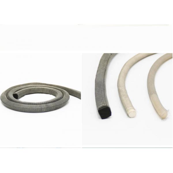 Quality OEM Knitted Wire Mesh Gasket Stainless Steel 0.55mm 12x6mm Hole For Seal for sale