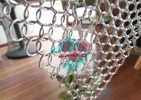 China Backdrops Decoration Chain Mail Weave Stainless Steel Ring Mesh Drapery For Room Partitions Curtain factory