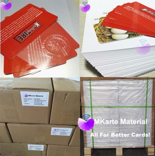 Quality Aging Resistance Smart Card Material HP Indigo Single Sided Digital Printing PVC for sale