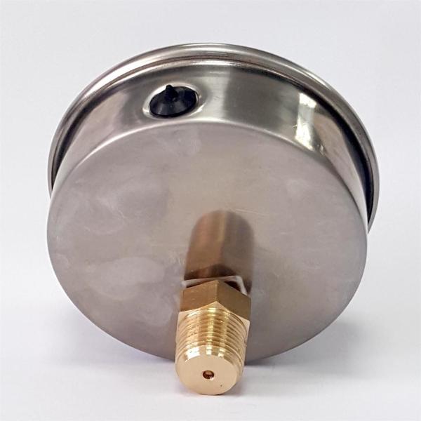 100mm 1500 psi 7 MPa Vibration-proof Lower Back Mounting Manometer ...