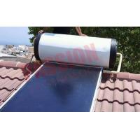 China Flat Plate Solar Thermal Collector Hot Water Heater , Roof Mounted Solar Water Heater for sale