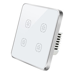 Quality WiFi 240V 2 Gang Tuya Smart Switch With Google Alexa Voice Control for sale