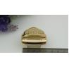 China New design two style size gold diamond decoration press push button locks for handbags factory