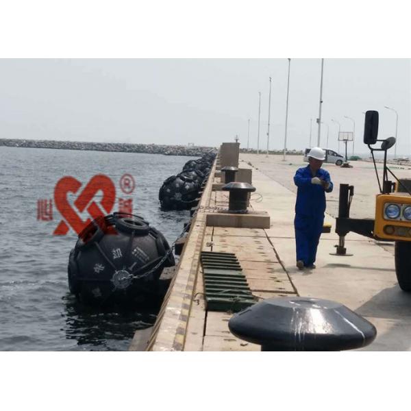 Quality Tugboat Floating Pneumatic Fender , Inflatable Marine Fenders ISO9001 for sale