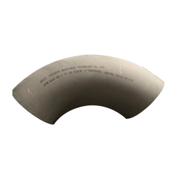 Quality Sch 40 80 Titanium Elbow Titanium Tube Fittings For Heat Exchangers Pressure for sale
