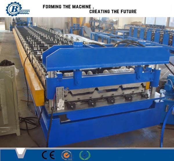 Quality Color Steel Metal Steel Roofing Sheet Roll Forming Line Hydraulic Automatic for sale