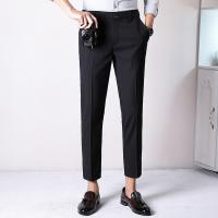 China Men's Straight Pattern Khaki Side Pocket Short Shirt Formal Trousers Chino Mid Waist for sale