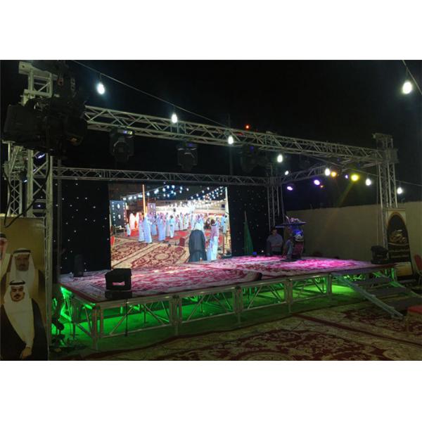 Quality Low Noise P4.81mm 500*1000mm Cabinet LED Stage Screen Rental Excellent Heat for sale