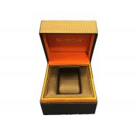Quality High End Watch Jewelry Box Durable , Dustproof Watch Gift Box With Pillow for sale