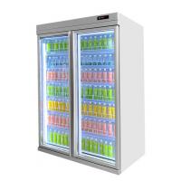China Supermarket Eco Friendly Commercial Drink Fridge Display Wine Chiller Flat Head for sale