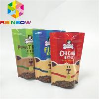 China Digital Printing Plastic Bags Stand Up Dog Treats Package Pouch Pet Food factory