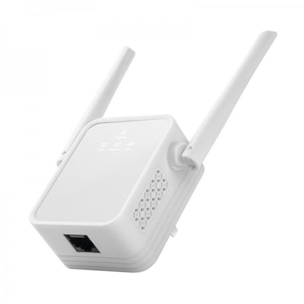 Quality 2 Antennas Wall Plug WiFi Extender 1200mbps 4G LTE Signal Booster for sale