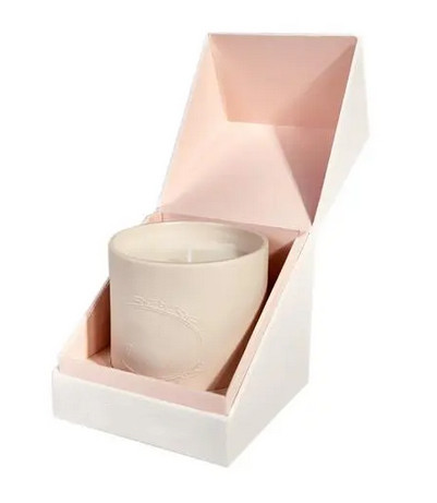 Quality Rigid Cardboard Candle Packaging Box Vanishing Pink Printing FSC for sale