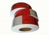 China Super Emergency Police Red Silver Dot Reflective Tape Placement 6 Inch * 6 Inch For Truck Car factory