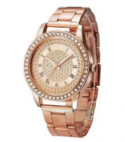 China Wholesale Alloy Strap Alloy Round Case Ladies Quartz Watches With a Lots Diamonds factory