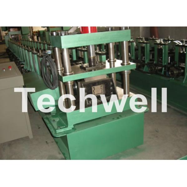 Quality GCr15 Steel Cable Tray Roll Forming Machine For Storage Rack , Rack Beam 12-15m/min for sale