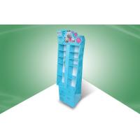 China Custom Laminated Recycled Free Standing Display Unit , 5 shelf Pallet Displays factory