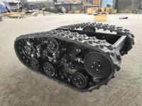 China 200KG Max Load Rubber Track Undercarriage With Shock Absorption For Robot factory