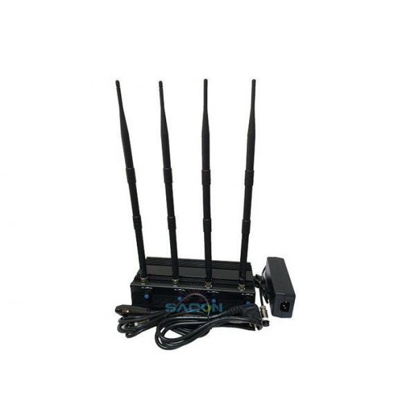 Quality 4w Desktop Wifi Signal Jammer , Wifi Disruptor Jammer With Adjustable Button for sale