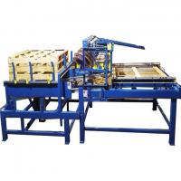 Quality Pneumatic Semi Automatic Pallet Nailing Machine With Palletizer for sale