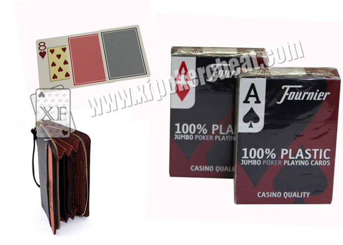 China Fournier 2800 Jumbo Plastic Marked Cheating Playing Cards For Poker Analyzer factory