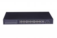 China POE-S424 24 Port IEEE802.3af/at 1000Mbps POE Switch (400W Built-in Power) factory