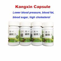 China KangXin reduce lower high blood pressure product hypertension blood vessel clean capsule 100% herbs factory