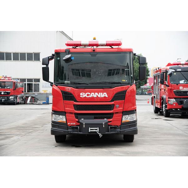 Quality SCANIA Water Foam Emergency Fire Truck with Double Cabin for sale