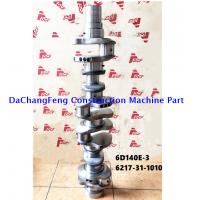 Quality 6D140 diesel crankshaft forged 6217-31-1010 6D110 6D125 6D114 for sale