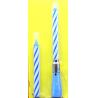 China 2 Pcs Blue Color Spiral Musical Birthday Candle , Happy Birthday Singing Candles factory