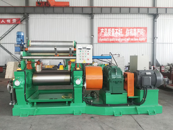 Quality High Output Open Rubber Mixing Mill With Hard Tooth Surface Reducer for sale