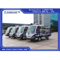 China Small Electric Airport Luggage Cart 4 Seats With CE Certificate 48V / 4KW factory