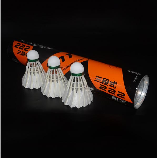 Quality Hybrid 3in1 Feather Badminton Shuttlecock Anyball 222 Natrual Goose Feather for sale