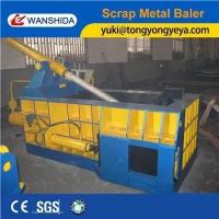 Quality Push Out Scrap Metal Baler Machine 11kW Aluminum Scrap Baling Press for sale