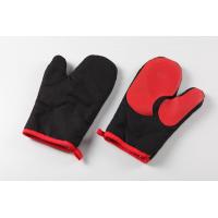 china silicone oven mitts/ oven glove OEM offer  sizes:27*17  31*18cm  material:cotton+silicone