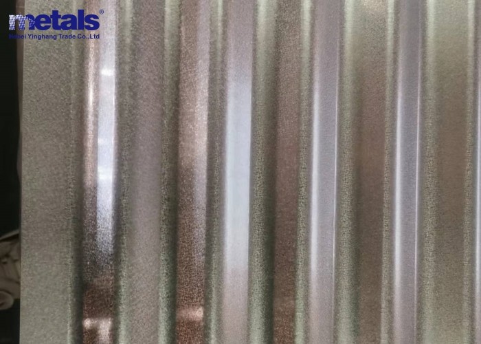 China Anti Fingerprint Corrugated Galvalume Roofing Panels Sheet 1.2mmx900mmx1800mm factory
