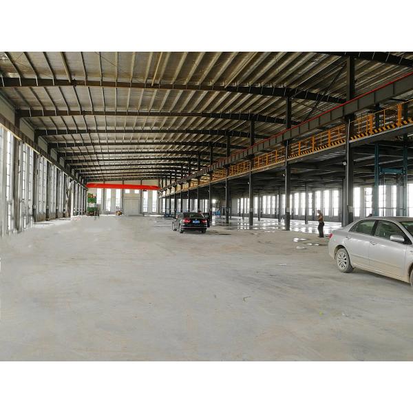 Quality Modern Steel Structure Factory Building With Mezzanine Metal Workshop Construction for sale